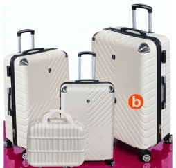 VALISE RIGIDE 4 PIÈCES ABS