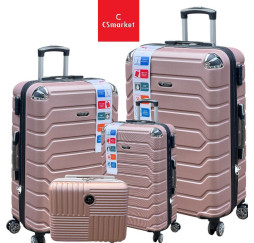 VALISE RIGIDE 4 PIÈCES ABS