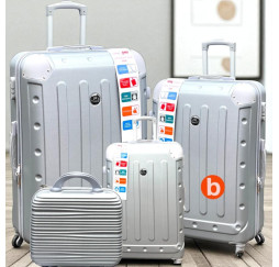VALISE RIGIDE 4 PIÈCES ABS