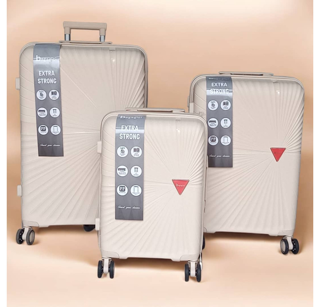 3 Valises Incassables en Silicone – Collection Bagagici
