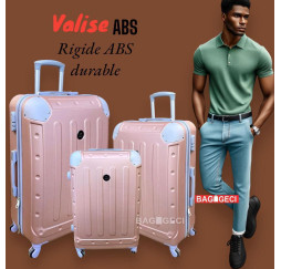 VALISE RIGIDE 3 PIÈCES ABS