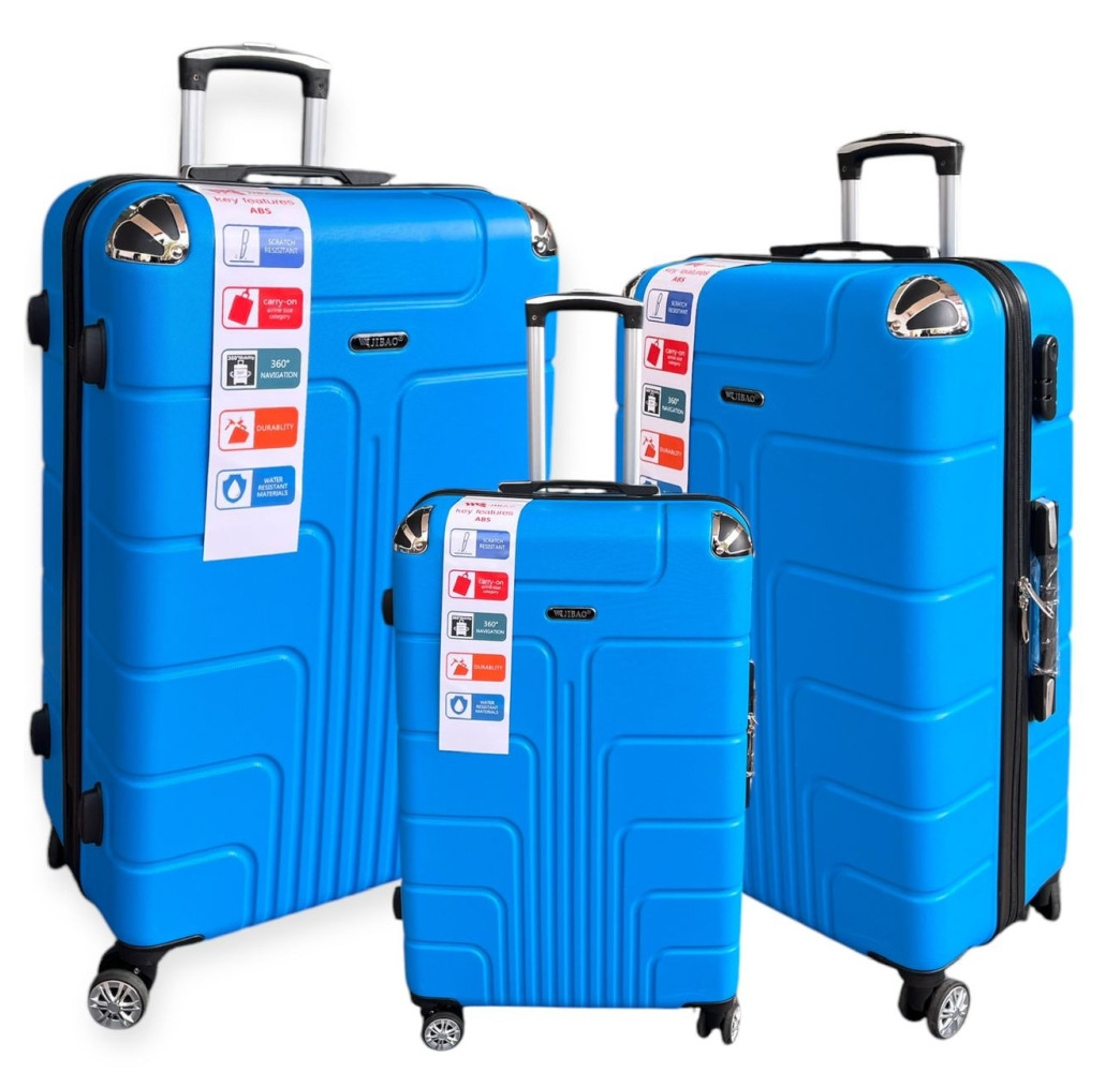 VALISE RIGIDE 3 PIÈCES ABS