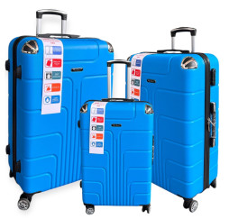 VALISE RIGIDE 3 PIÈCES ABS