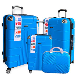 VALISE RIGIDE 4 PIÈCES ABS