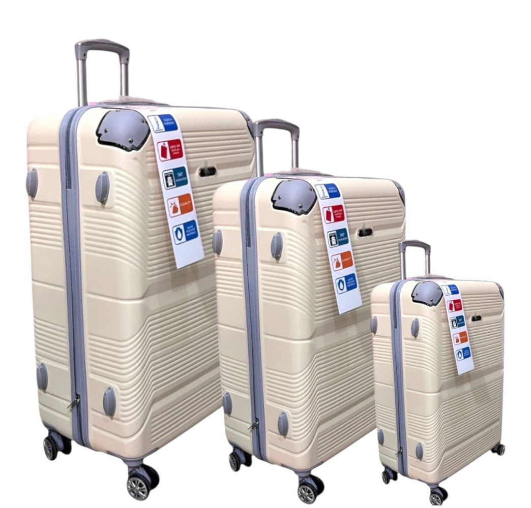 Valise rigide trois pièces