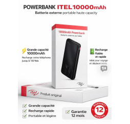 POWERBANK ITEL 10000mAh