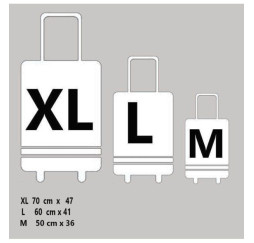 Valise Incassable en Silicone - Collection Bagagici 4 pièce