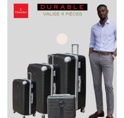🧳 VALISE RIGIDE 4 PIÈCES ABS – COLLECTION VOYAGE PREMIUM