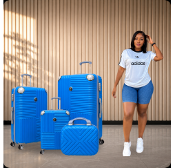 🧳 VALISE RIGIDE 4 PIÈCES ABS – COLLECTION VOYAGE PREMIUM