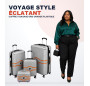 🧳 VALISE RIGIDE 4 PIÈCES ABS – COLLECTION VOYAGE PREMIUM